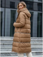 FashionStreet dámska zimná dlhá ťavia bunda TY5167