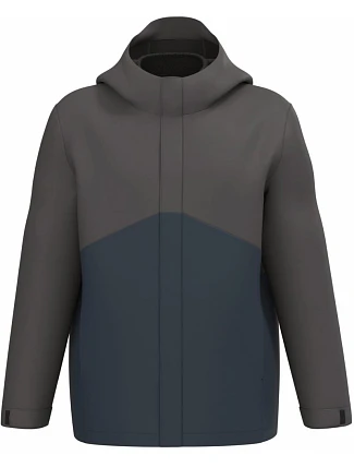 Kariban K 6169 3-v-1 bunda 20.6169 tmavomodrá/tmavošedá
