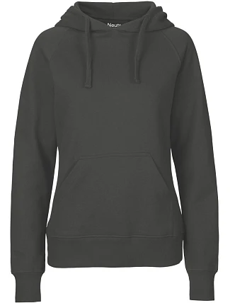 Neutral O 83101 Dámska mikina s kapucňou z bio bavlny 77.8311 charcoal Neutral O 83101 Dámska mikina s kapucňou z bio bavlny 77.8311 charcoal