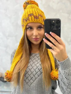 Dámska ušianka Nadia K321 horčicová
