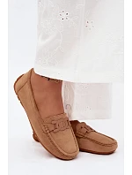 Dámske módne semišové mokasíny Camel Rabell