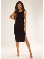 Dámske pletené šaty 707 Freya sz/r blueberry - De Lafense Dámske pletené šaty 707 Freya sz/r blueberry - De Lafense