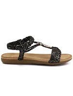 Dámske slip-on sandále čierne Artiker 58C0629