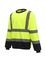 Mikina Yoko HVJ 510 Hi-Vis 79.J510, žltá/námornícka modrá Mikina Yoko HVJ 510 Hi-Vis 79.J510, žltá/námornícka modrá