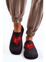 Domowe Papcie Big Star KK276019 Czarno-Czerwone