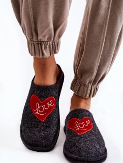 Domowe Papcie Big Star KK276019 Czarno-Czerwone