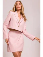 M854 Mini sukňa - broskyňová