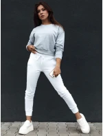 CASUALVIBE dámska klasická mikina svetlo šedá FashionStreet BY1300