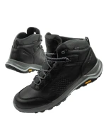 Grisport pánska treková obuv Nero avon SPO-TEX kožená čierna