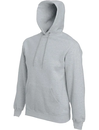 Fruit of the Loom Classic Hooded Sweat Mikina s kapucňou 16.2208 heather grey Fruit of the Loom Classic Hooded Sweat Mikina s kapucňou 16.2208 heather grey
