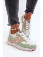 Sneakersy Damskie Z Eko Skóry Multikolor Vinelli