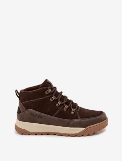 Zamszowe Buty Trekkingowe Męskie Big Star SS174263 Brązowe