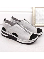 Pohodlné sandále Rieker W RKR686 metalic Pohodlné sandále Rieker W RKR686 metalic
