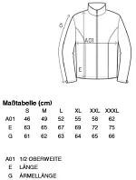 Promodoro 7965 Dámska dvojitá fleecová bunda 40.7965 biela/nová svetlosivá Promodoro 7965 Dámska dvojitá fleecová bunda 40.7965 biela/nová svetlosivá