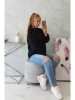 Mikina s kapucňou čierna