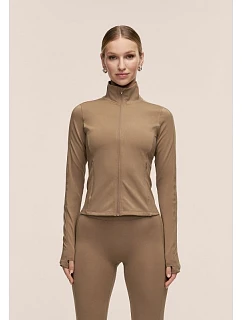 Dámska bunda CASALL Soft Touch Zip Jacket, zelená farba