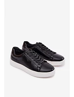 Pánske tenisky z eko kože Black Velton Pánske tenisky z eko kože Black Velton