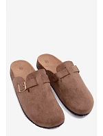 Dámske papuče Papuče so zlatou prackou Khaki Alpine