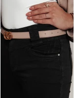 Dámske skinny džínsy SKINTRA black FashionStreet UY2218