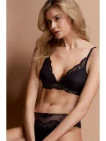 Podprsenka braletka Amourette Charm P čierna - TRIUMPH