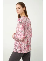 Vamp - Kvetinové dámske pyžamo 21040 - Vamp Vamp - Kvetinové dámske pyžamo 21040 - Vamp