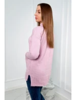 Stojanový sveter fialový