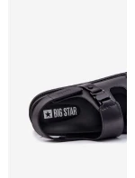 Skórzane Sandały Męskie Big Star RR174086 Czarne
