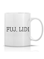 FUJ, LIDI - klasický biely keramický hrnček 300 ml FUJ, LIDI - klasický biely keramický hrnček 300 ml