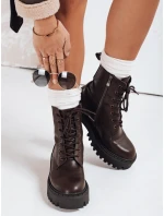 Dámske zateplené trappery hnedé FashionStreet ZY1206