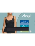 Dámske bavlnené tielko GO Daily - BLACK - black 0004 - SLOGGI Dámske bavlnené tielko GO Daily - BLACK - black 0004 - SLOGGI