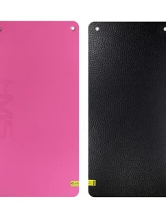 HMS Premium MFK02 Pink-Black - klubová fitness podložka s otvormi
