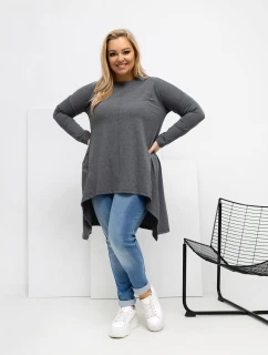 Blúzka RV BZ 7054 1.06 tmavosivá