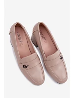 Dámske kožené poltopánky 18119 beige - Vinceza Dámske kožené poltopánky 18119 beige - Vinceza