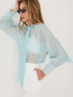 Košeľa s dlhým rukávom model 226443 Taliansko Moda