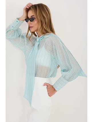 Košeľa s dlhým rukávom model 226443 Taliansko Moda Košeľa s dlhým rukávom model 226443 Taliansko Moda