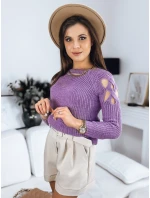 Dámsky sveter LAYSI lilac FashionStreet MY1747