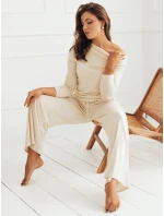 Dámske nohavice NELIS light beige FashionStreet UY1840 Dámske nohavice NELIS light beige FashionStreet UY1840