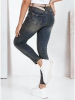 Dámske skinny džínsy námornícka modrá FashionStreet UY2825 Dámske skinny džínsy námornícka modrá FashionStreet UY2825