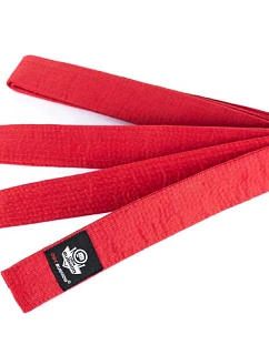 Karate kimono opasok - červený 260 cm