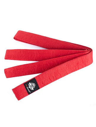 Karate kimono opasok - červený 260 cm