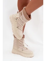 Dámske zimné topánky na zips Lee Cooper LCJ 25 44 3931 Beige Dámske zimné topánky Dámske zimné topánky na zips Lee Cooper LCJ 25 44 3931 Beige Dámske zimné topánky