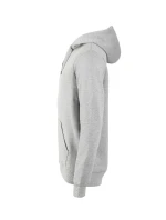 Pánska mikina s kapucňou svetlo šedá