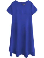 Trapézové šaty v Chrpová farbe (436ART)