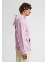 Build your Brand BY 285 Pánska mikina s kapucňou z hrubej bavlny „Fluffy“ 56.0285 soft pink