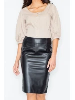 Sukňa Andrea M183 čierna - Figl