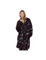 Dámsky župan YI2222688F 006 tm.šedá s potlačou - DKNY Dámsky župan YI2222688F 006 tm.šedá s potlačou - DKNY