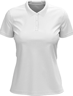Stedman Stretch Polo Women Dámske elastické polo tričko z hustej bavlny 05.9740 biele