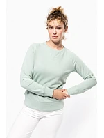 Kariban K 481 Dámska mikina s raglánovými rukávmi z bio bavlny 20.K481 storm grey