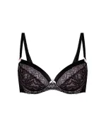 Podprsenky Paradiso I PU-307 čierno-ružová - Kinga Podprsenky Paradiso I PU-307 čierno-ružová - Kinga