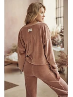 Dámska tepláková súprava Belle 3023 01 Brown and beige - Taro